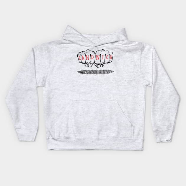 KNUCKLE SANDWICH Kids Hoodie by Daily Drills 